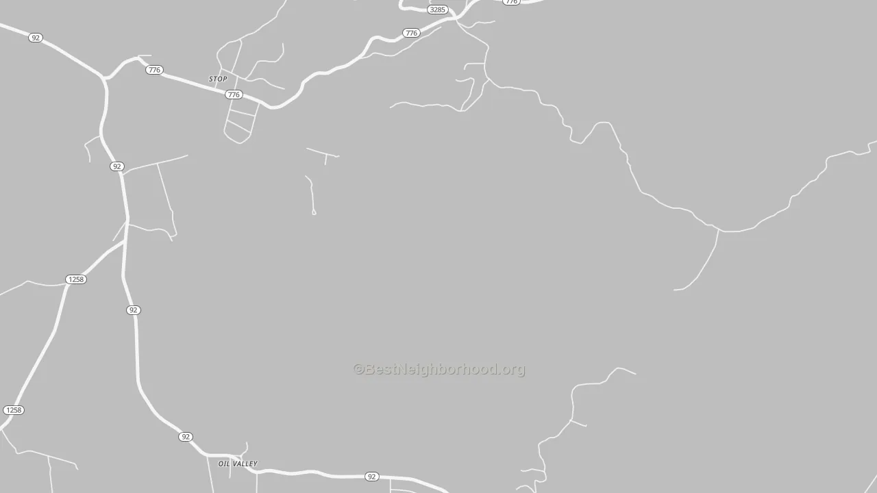 Transit Grade map of Oil Valley, KY