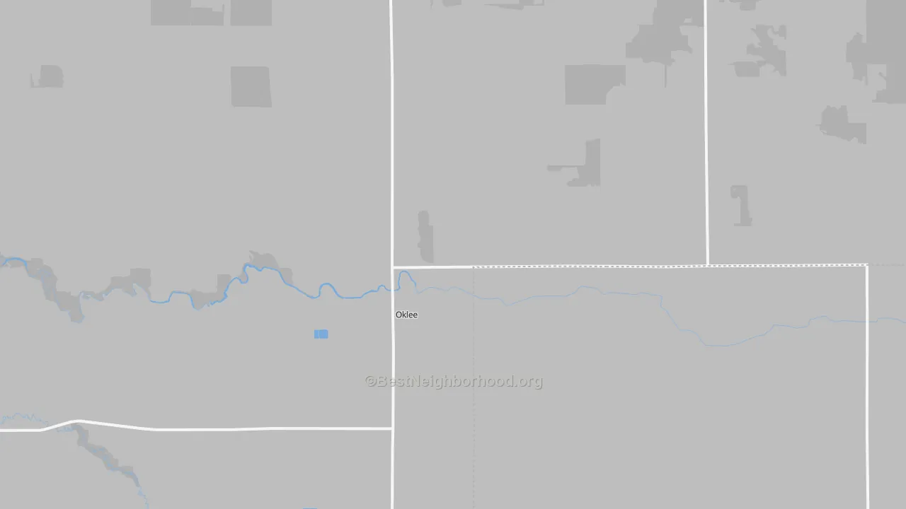 Transit Grade map of Oklee, MN