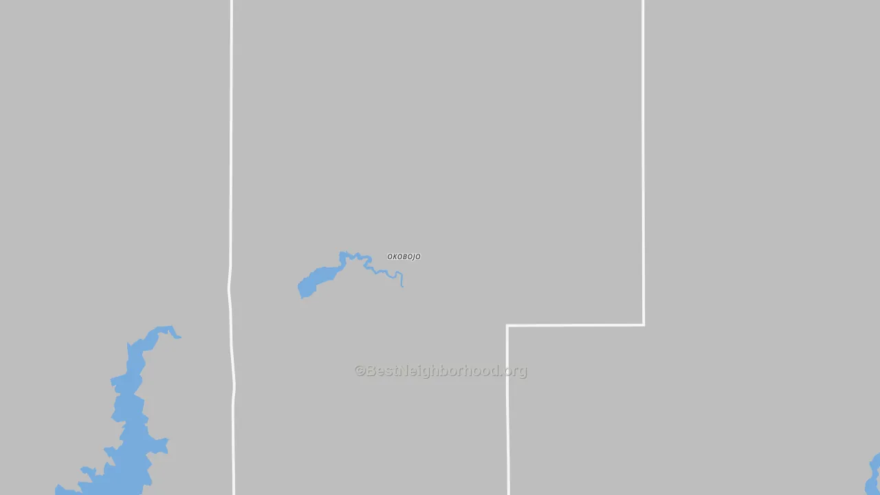 Transit Grade map of Okobojo, SD