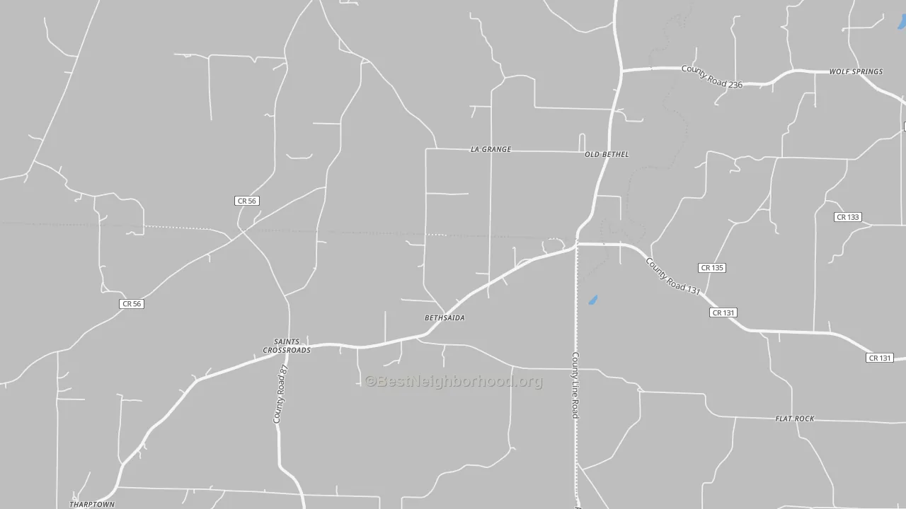 Transit Grade map of Old Bethel, AL
