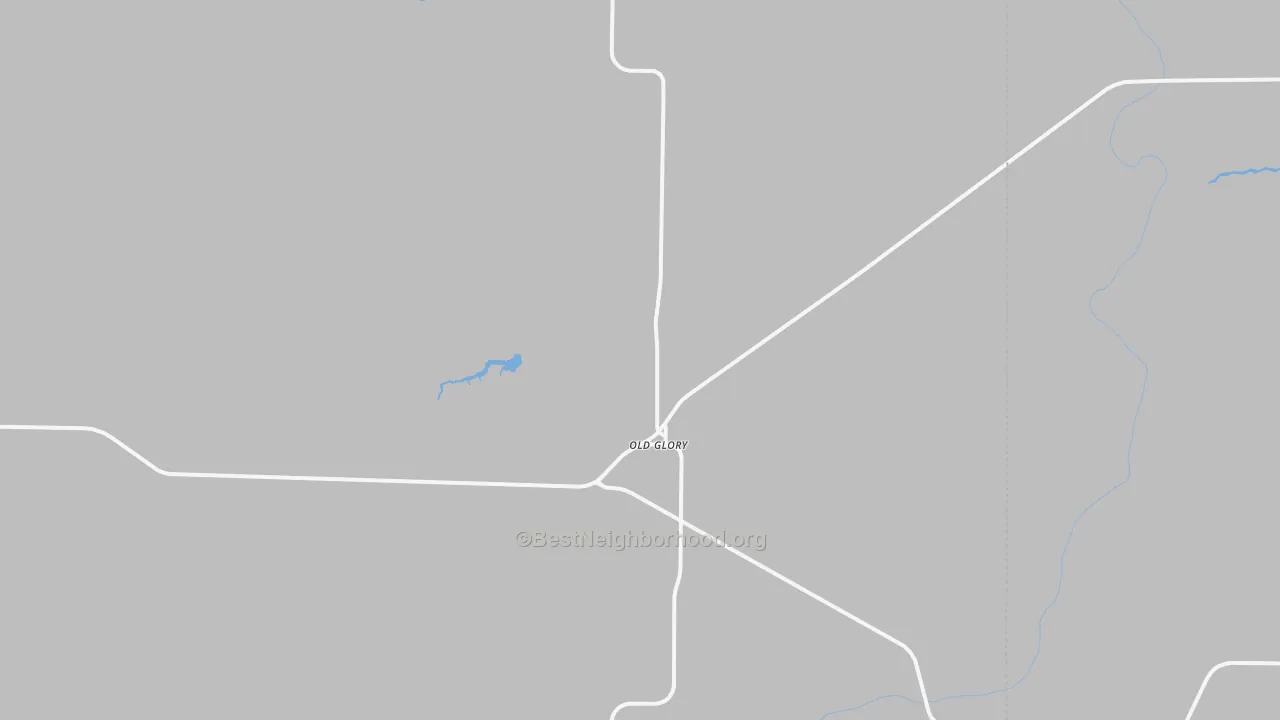 Transit Grade map of Old Glory, TX