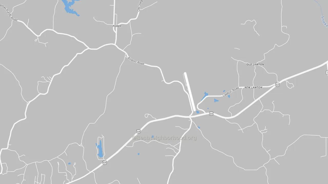 Transit Grade map of Old Lawton, TN
