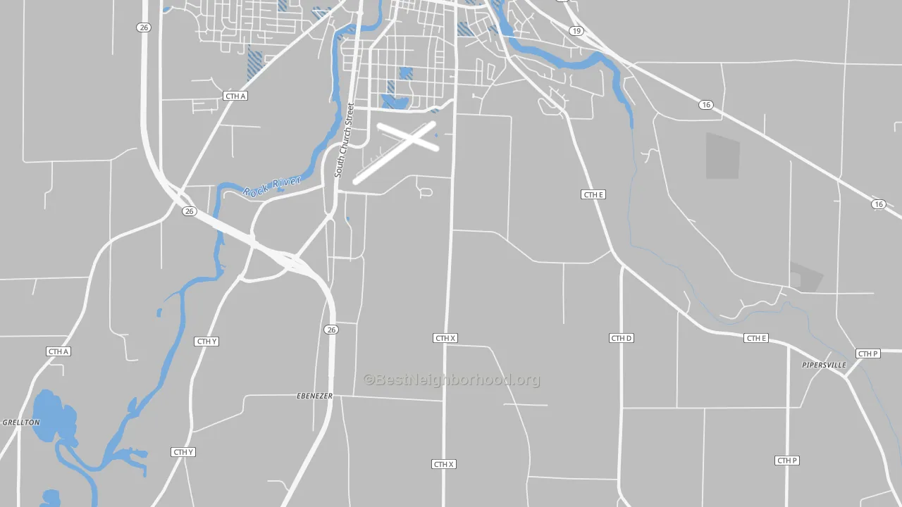 Transit Grade map of Old Lebanon, WI