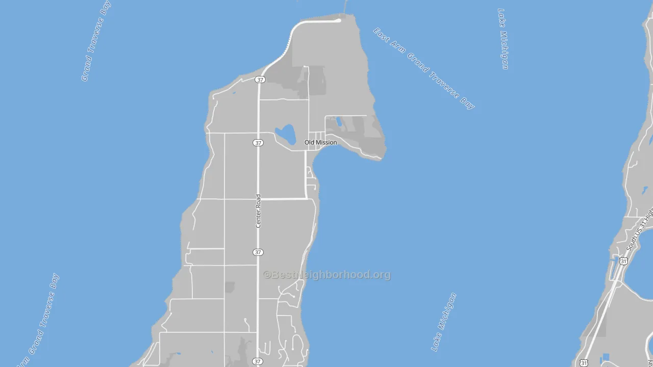 Transit Grade map of Old Mission, MI