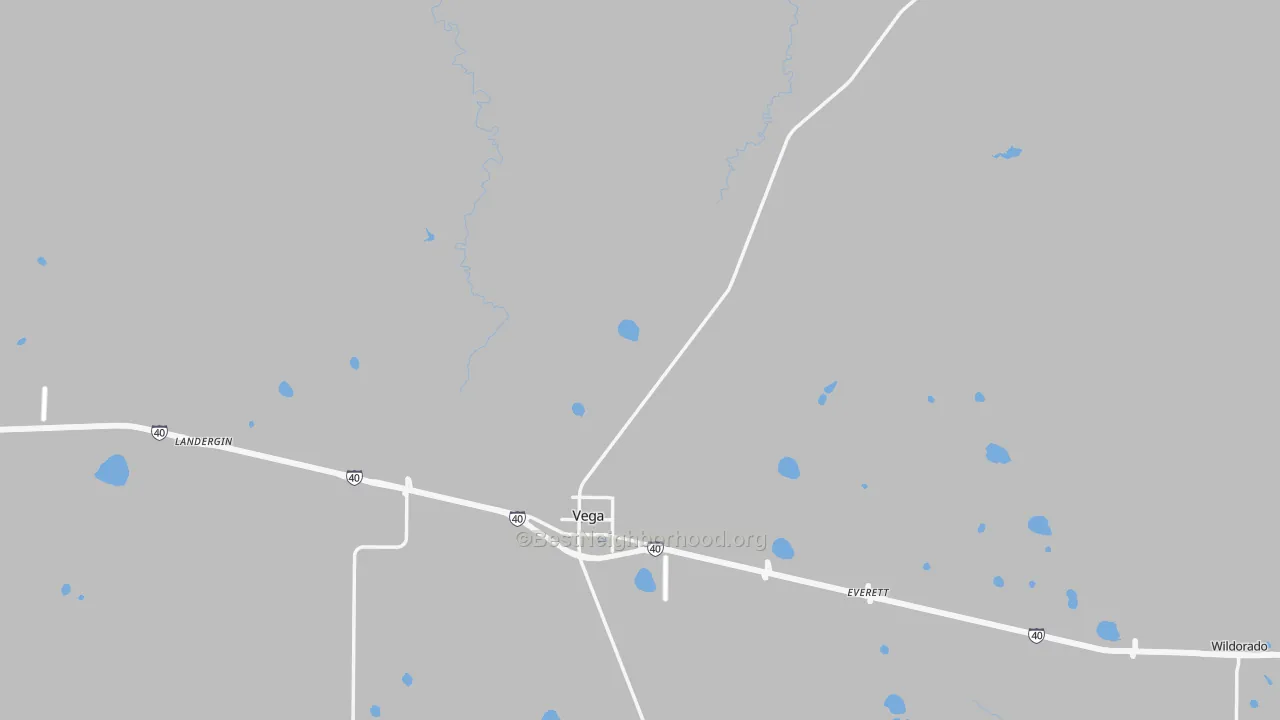 Transit Grade map of Oldham County, TX