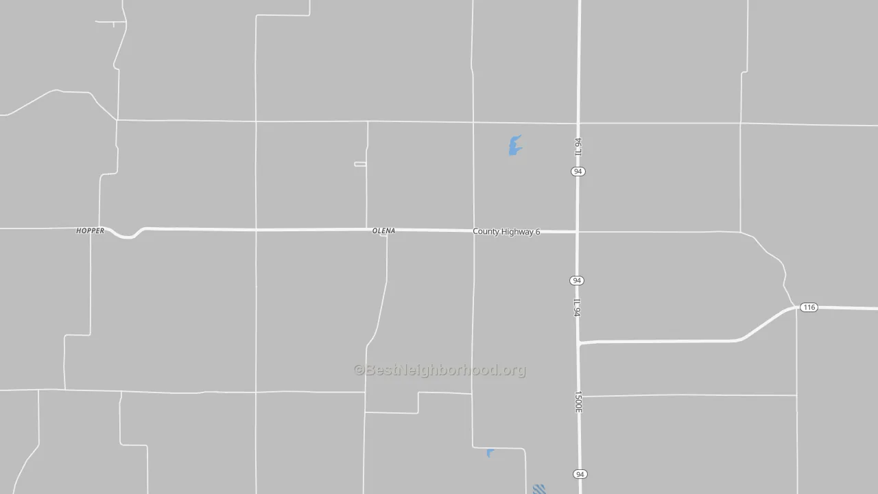 Transit Grade map of Olena, IL