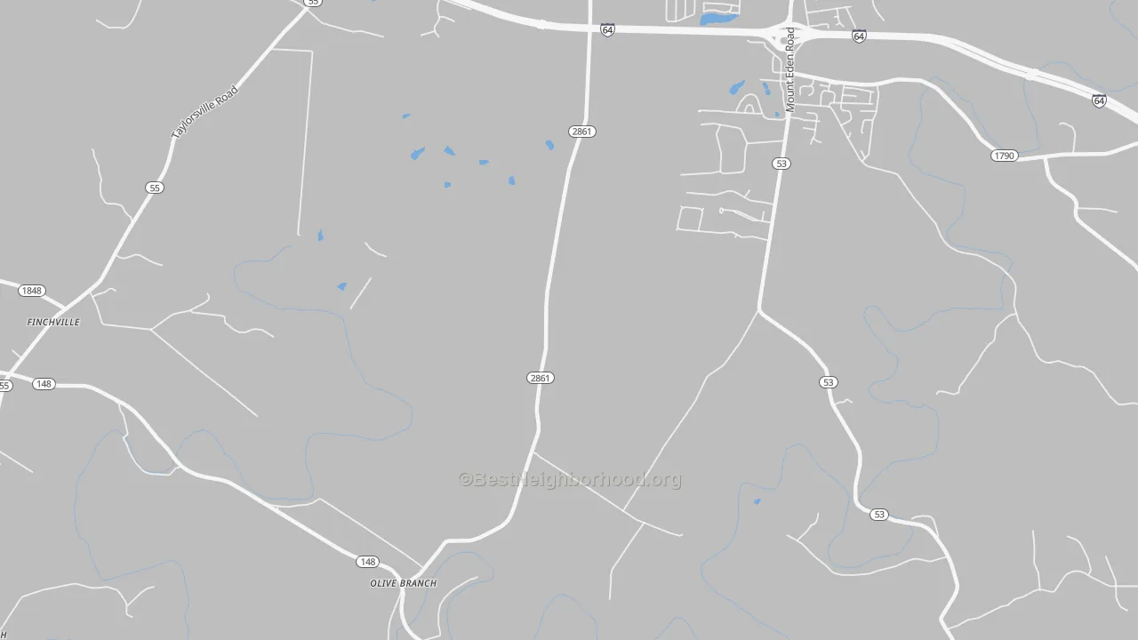 Transit Grade map of Olive Branch, KY