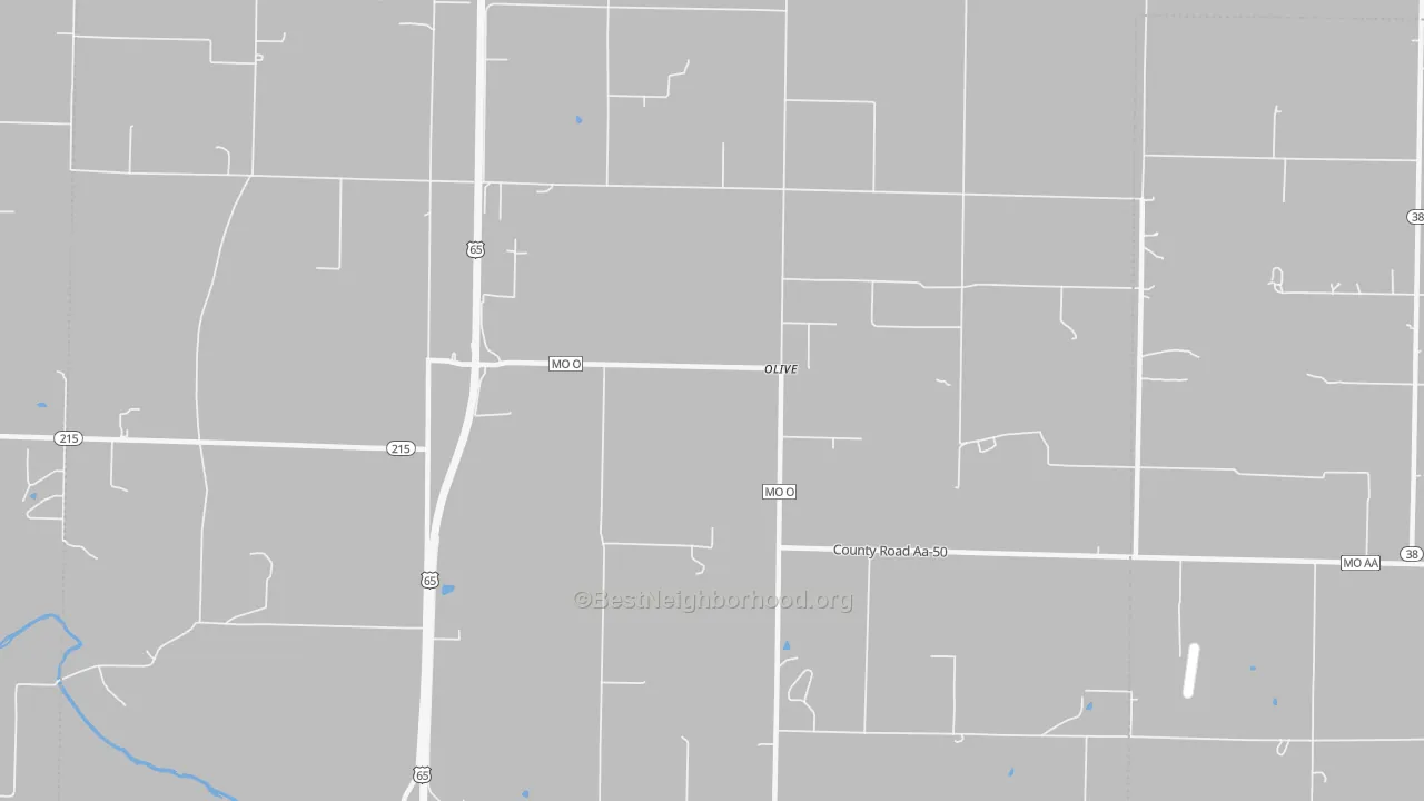 Transit Grade map of Olive, MO