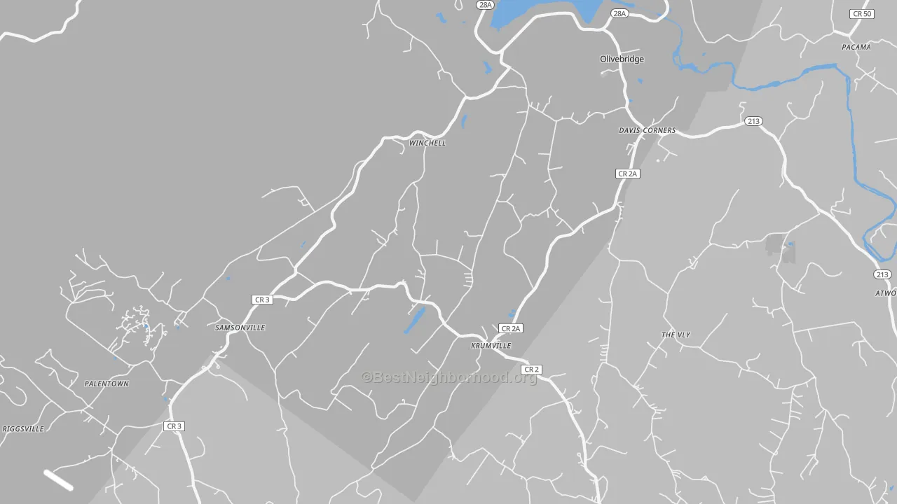 Transit Grade map of Olivebridge, NY