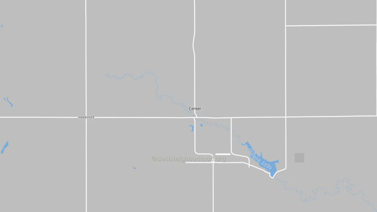 Transit Grade map of Oliver County, ND