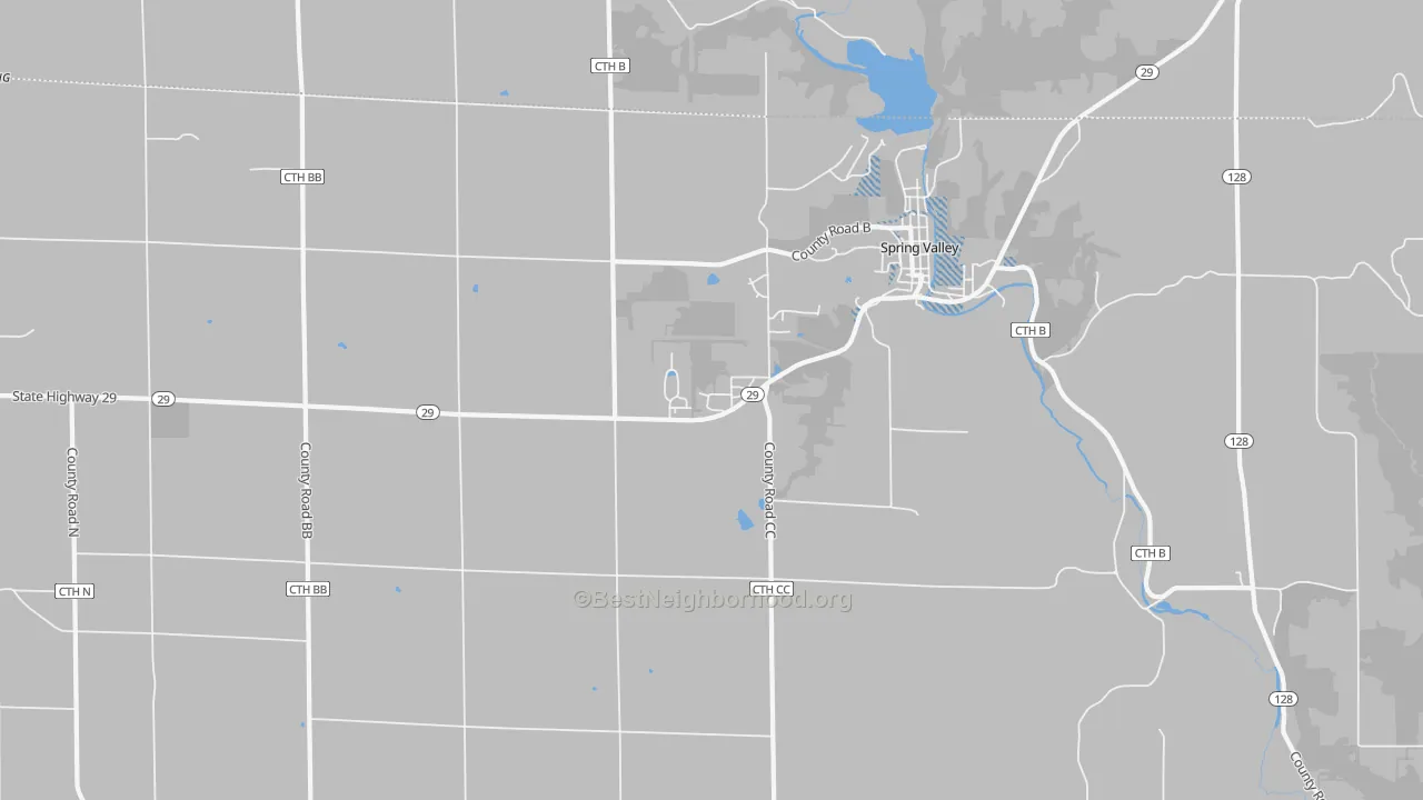 Transit Grade map of Olivet, WI