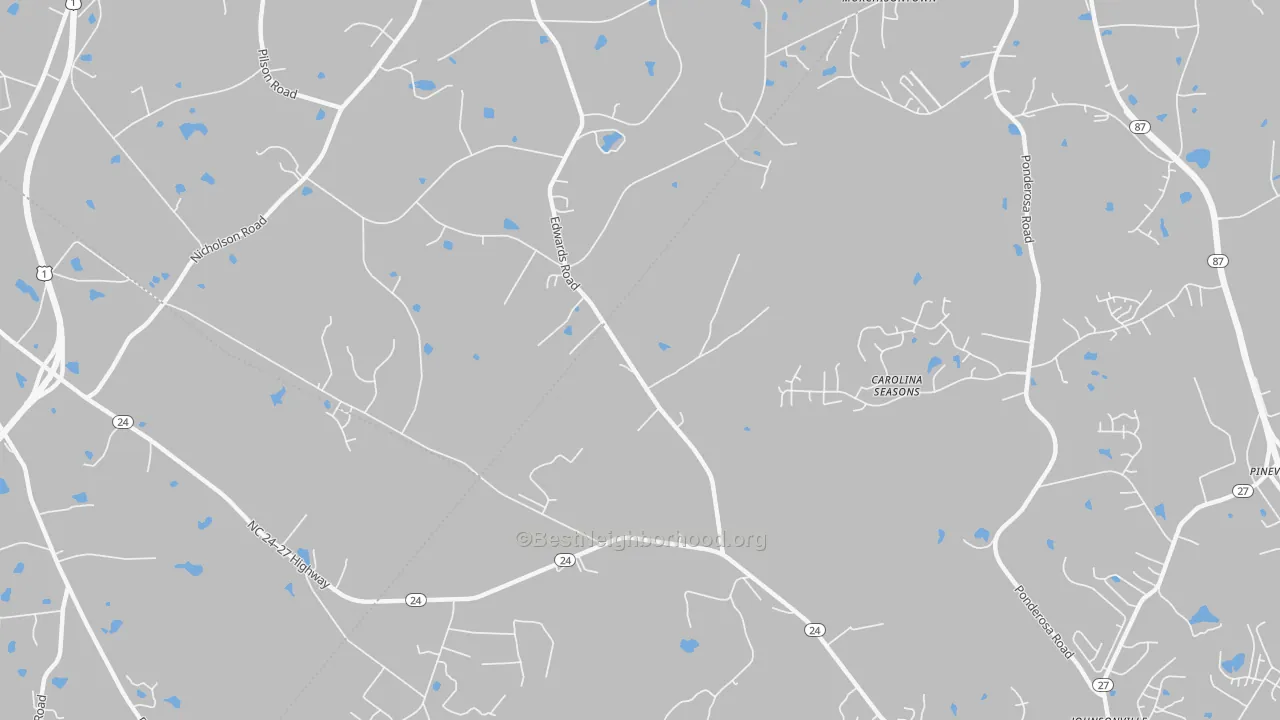 Transit Grade map of Olivia, NC
