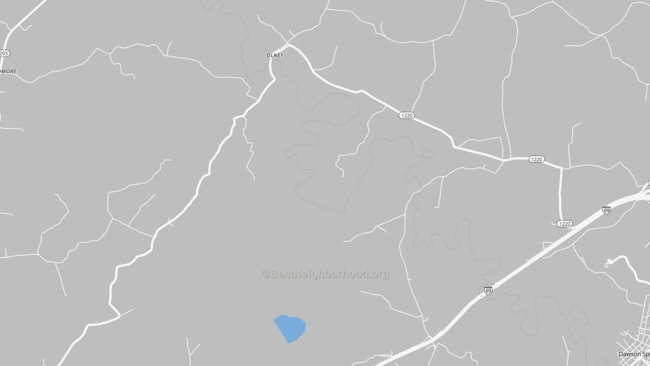 Transit Grade map of Olney, KY
