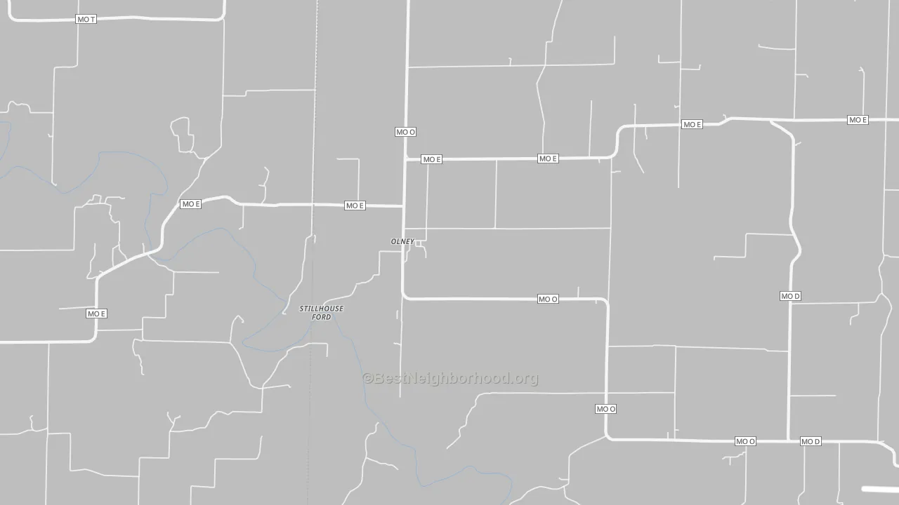 Transit Grade map of Olney, MO