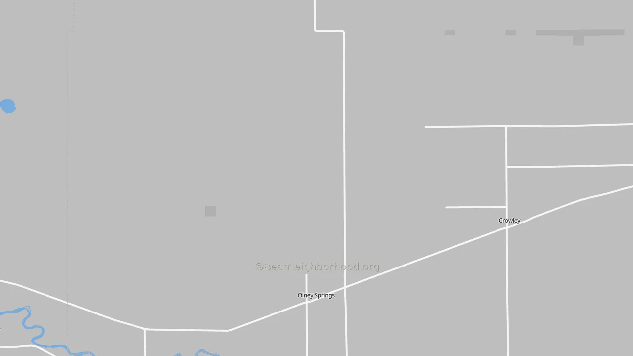 Transit Grade map of Olney Springs, CO