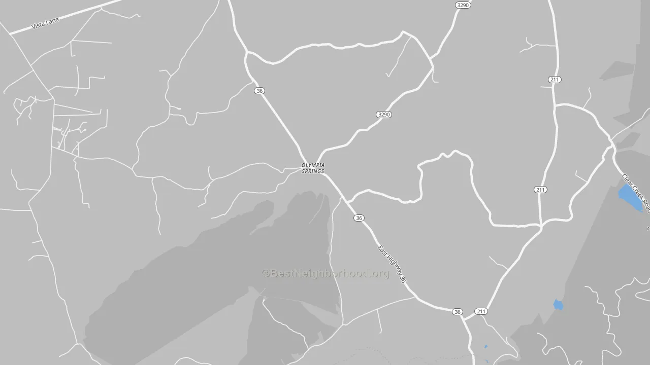 Transit Grade map of Olympia Springs, KY