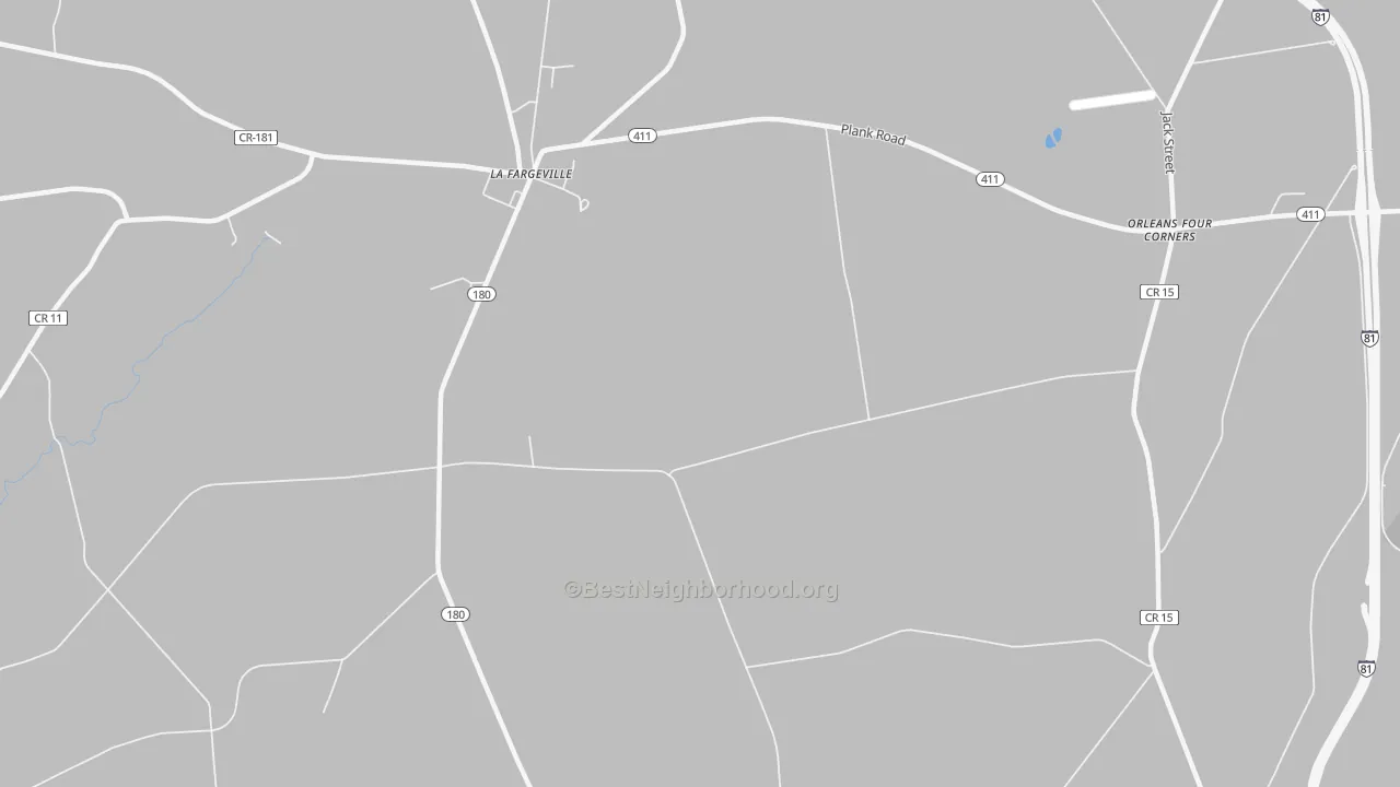 Transit Grade map of Omar, NY