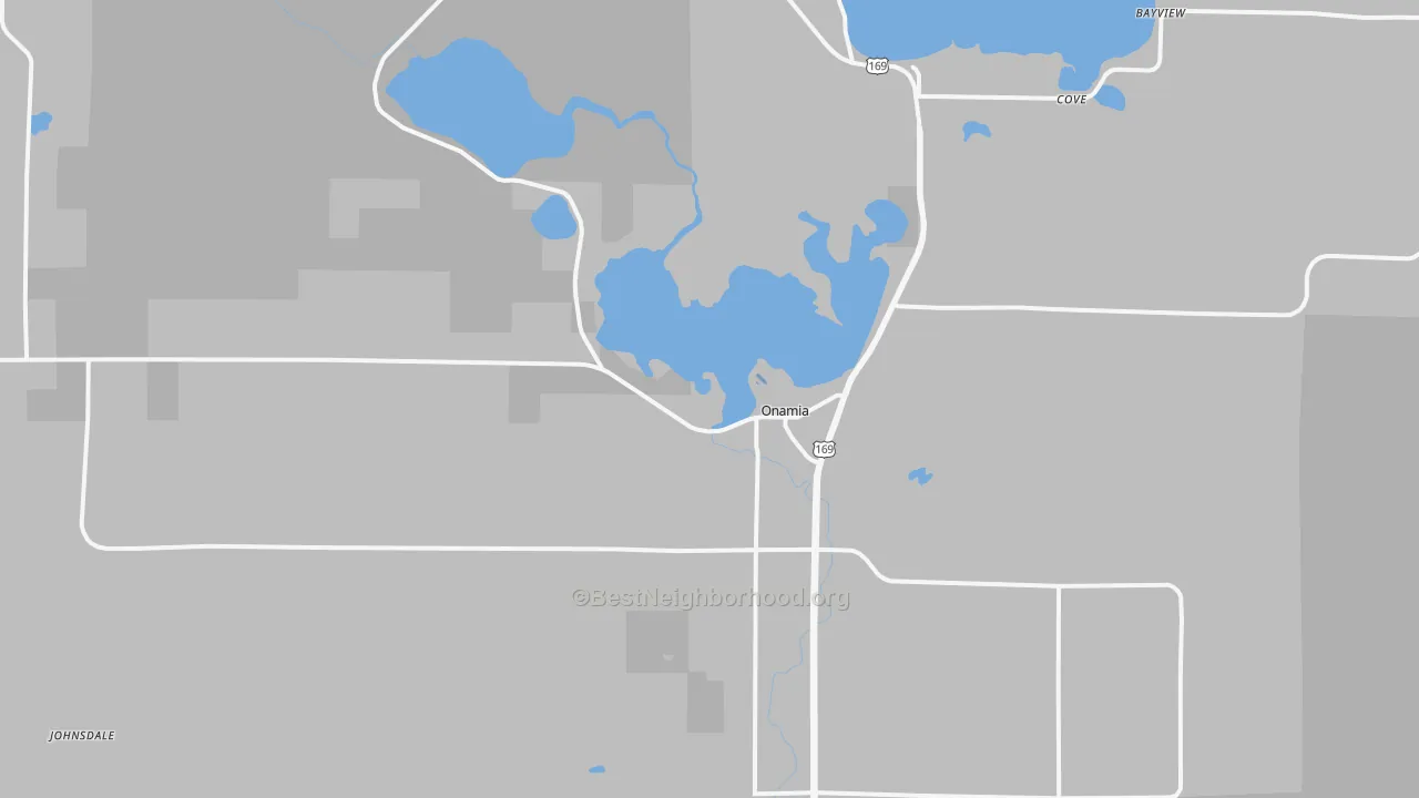 Transit Grade map of Onamia, MN