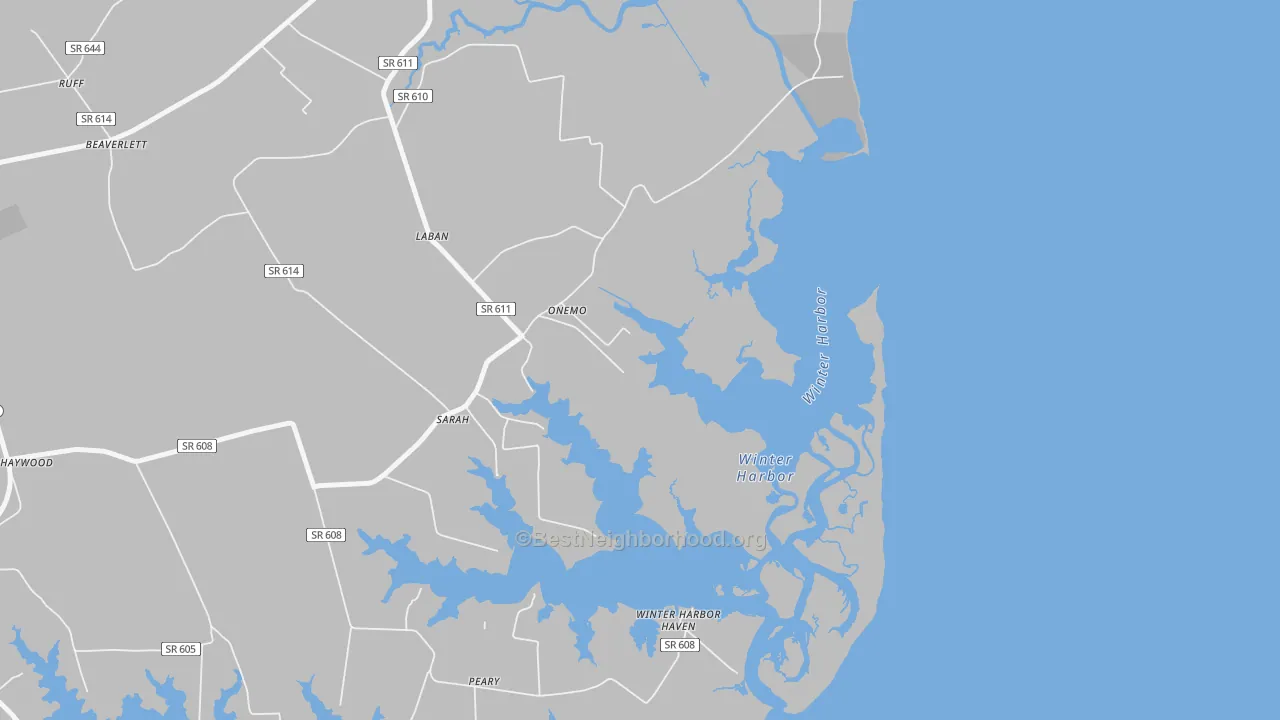Transit Grade map of Onemo, VA