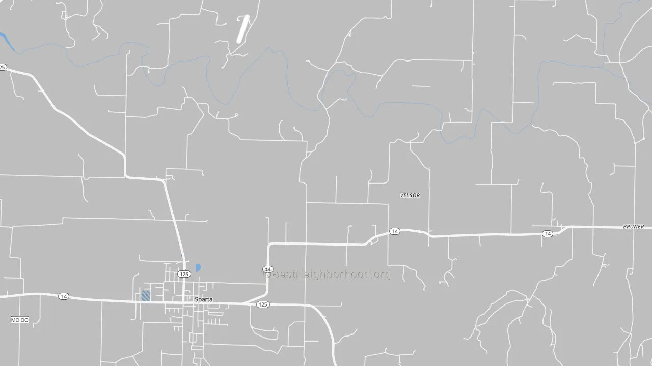Transit Grade map of Ongo, MO