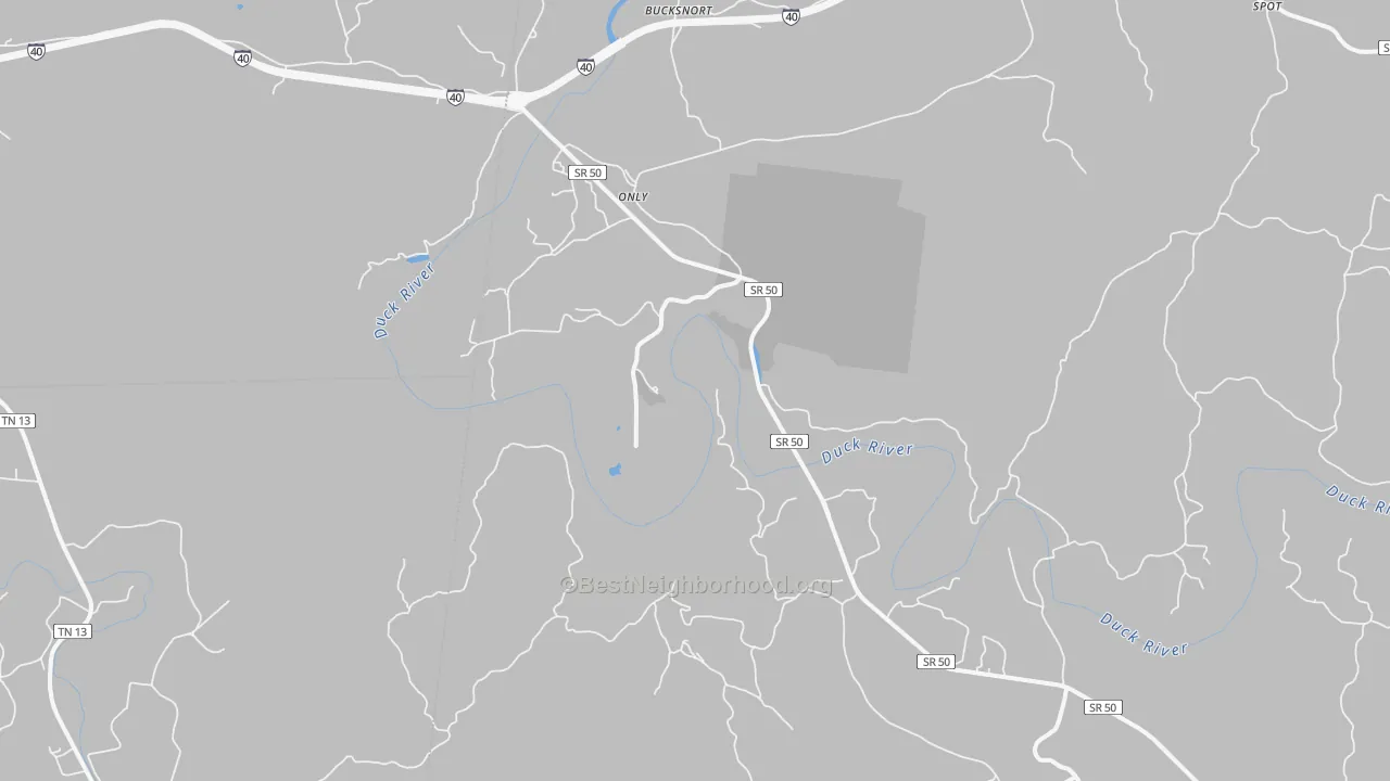 Transit Grade map of Only, TN