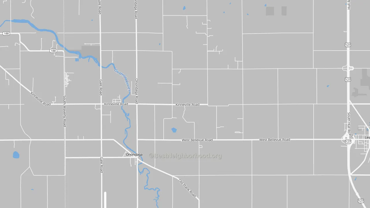 Transit Grade map of Onondaga, MI