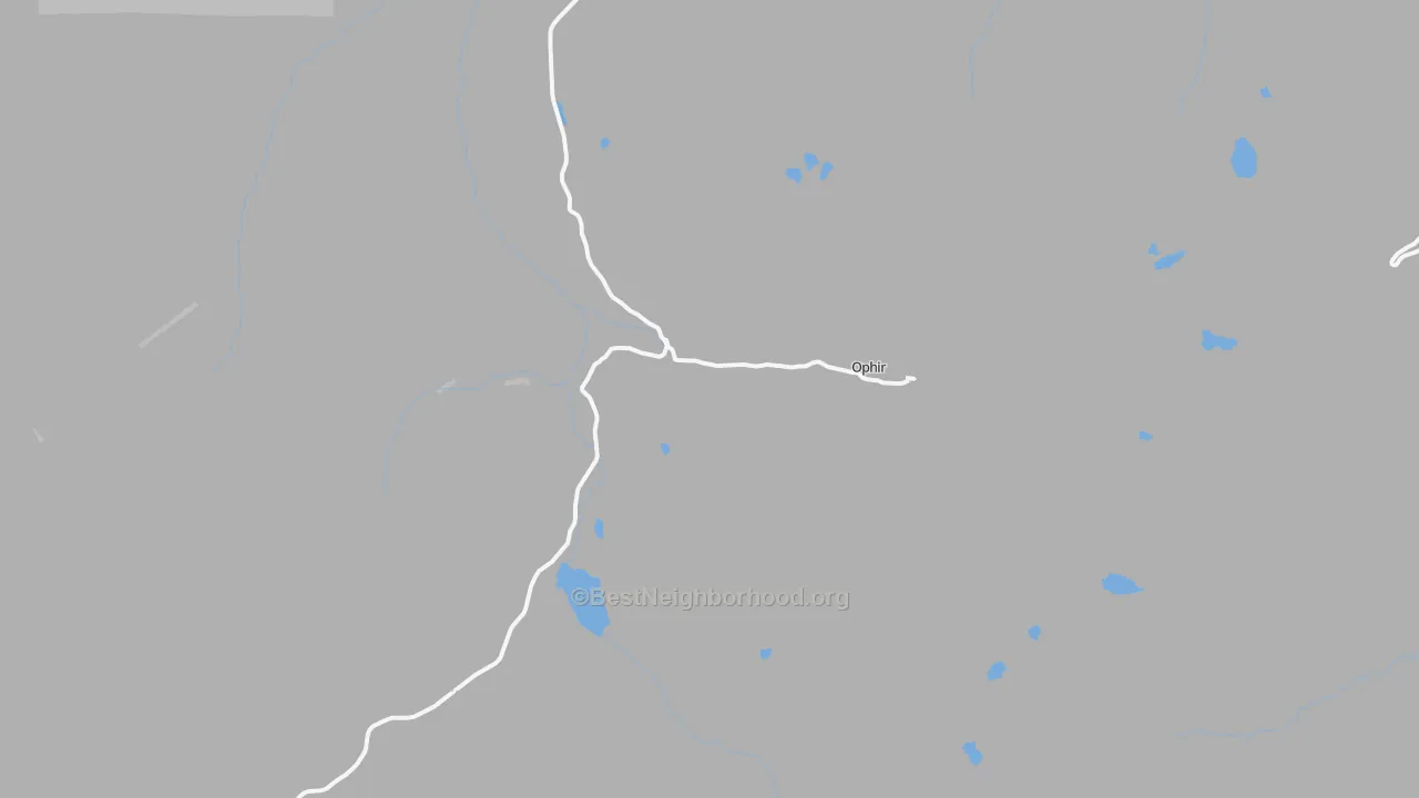 Transit Grade map of Ophir, CO