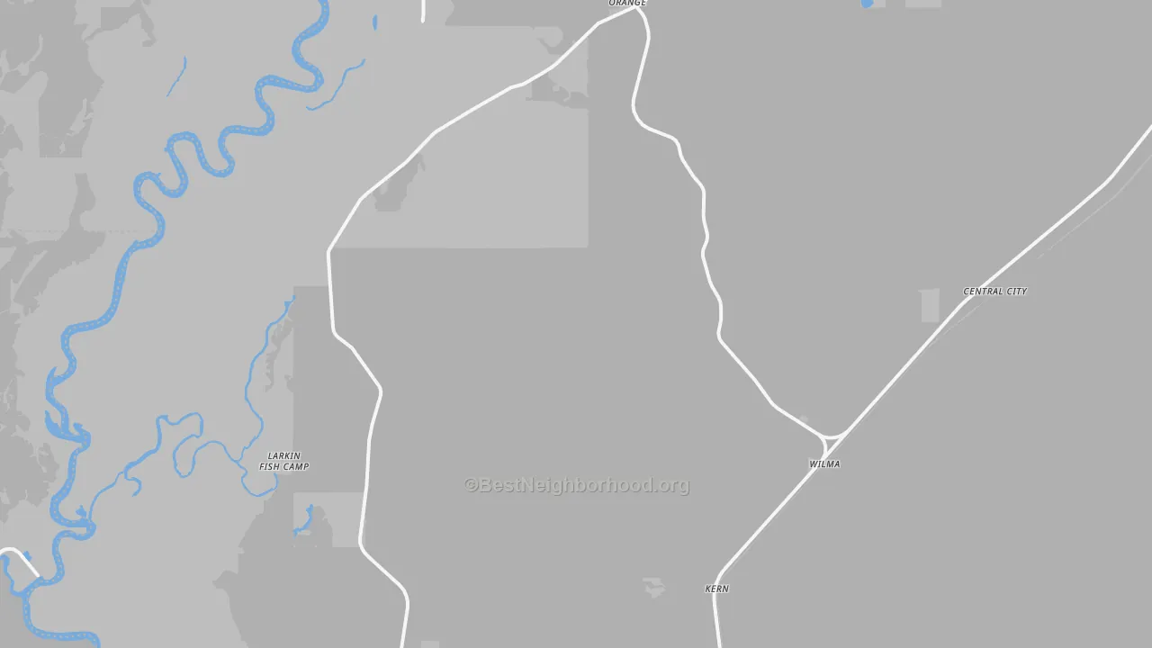 Transit Grade map of Orange, FL