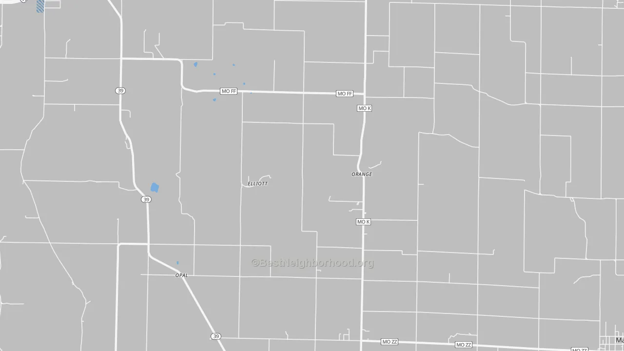 Transit Grade map of Orange, MO