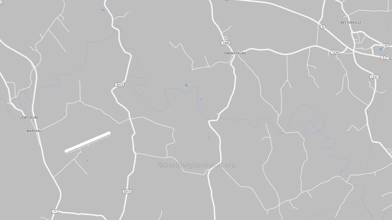 Transit Grade map of Orangeburg, KY