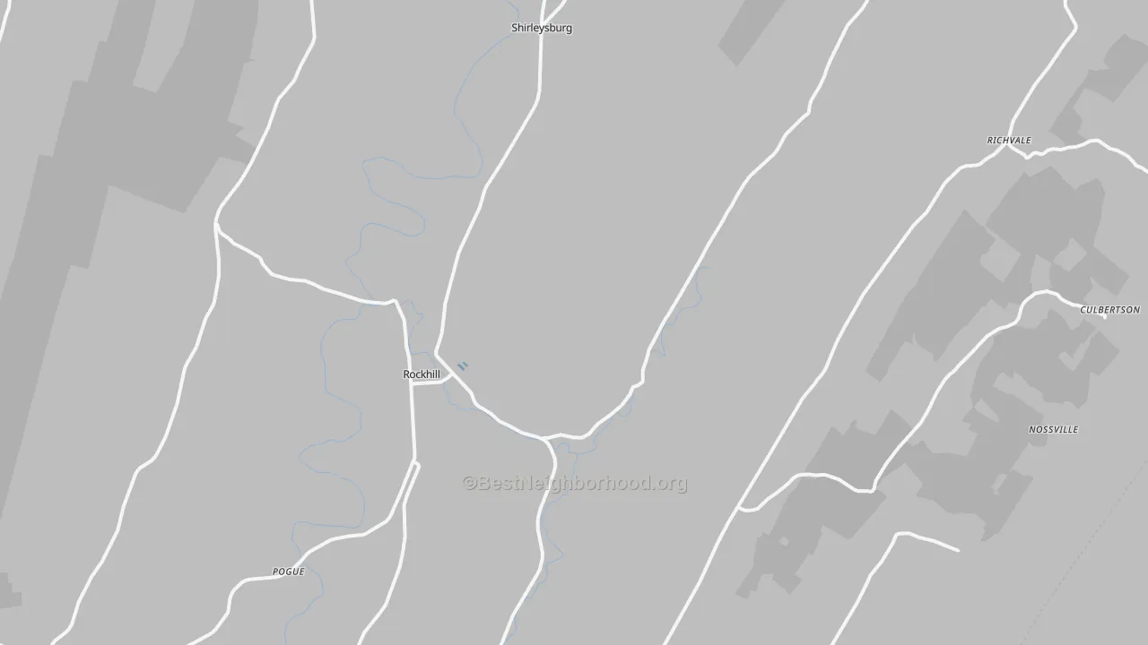 Transit Grade map of Orbisonia, PA