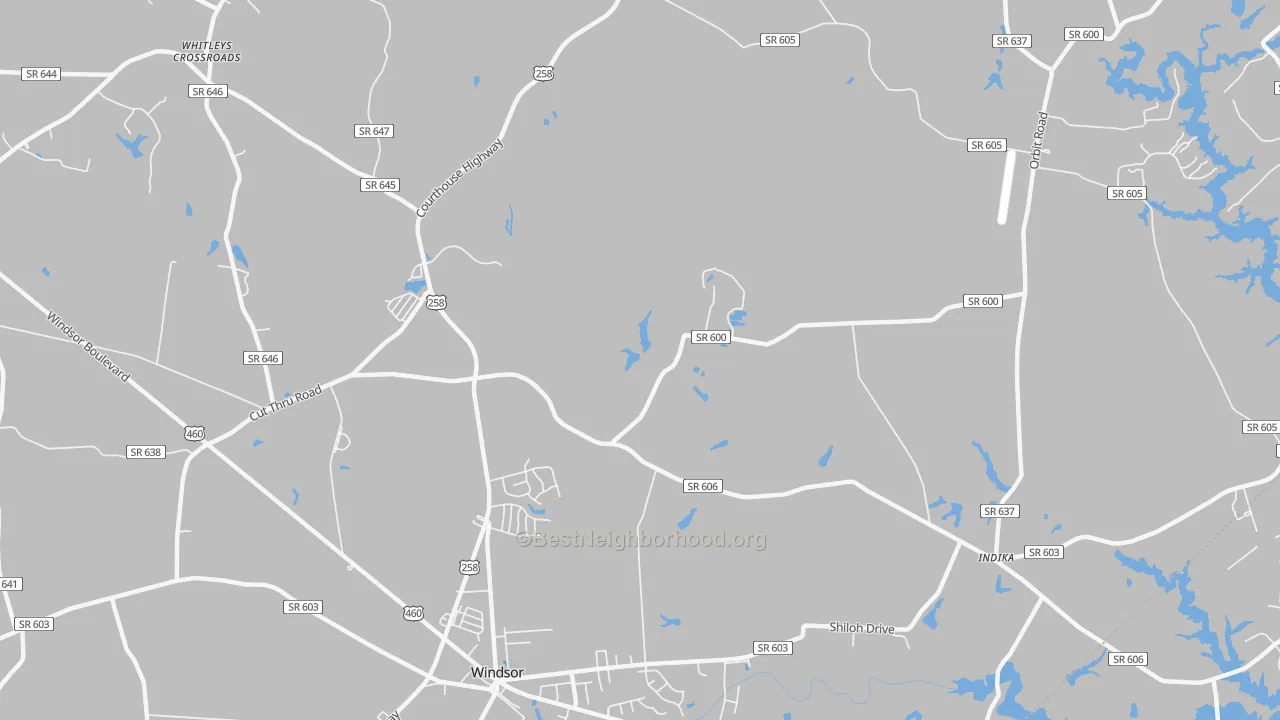 Transit Grade map of Orbit, VA