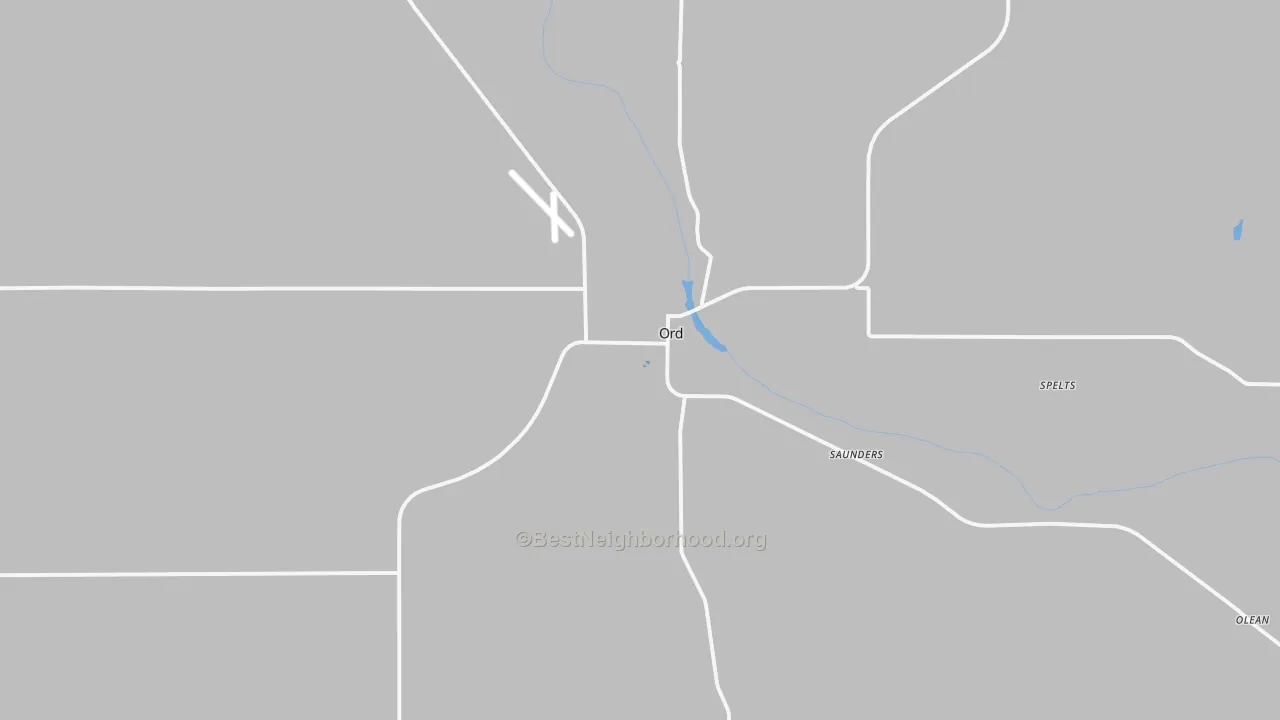 Transit Grade map of Ord, NE