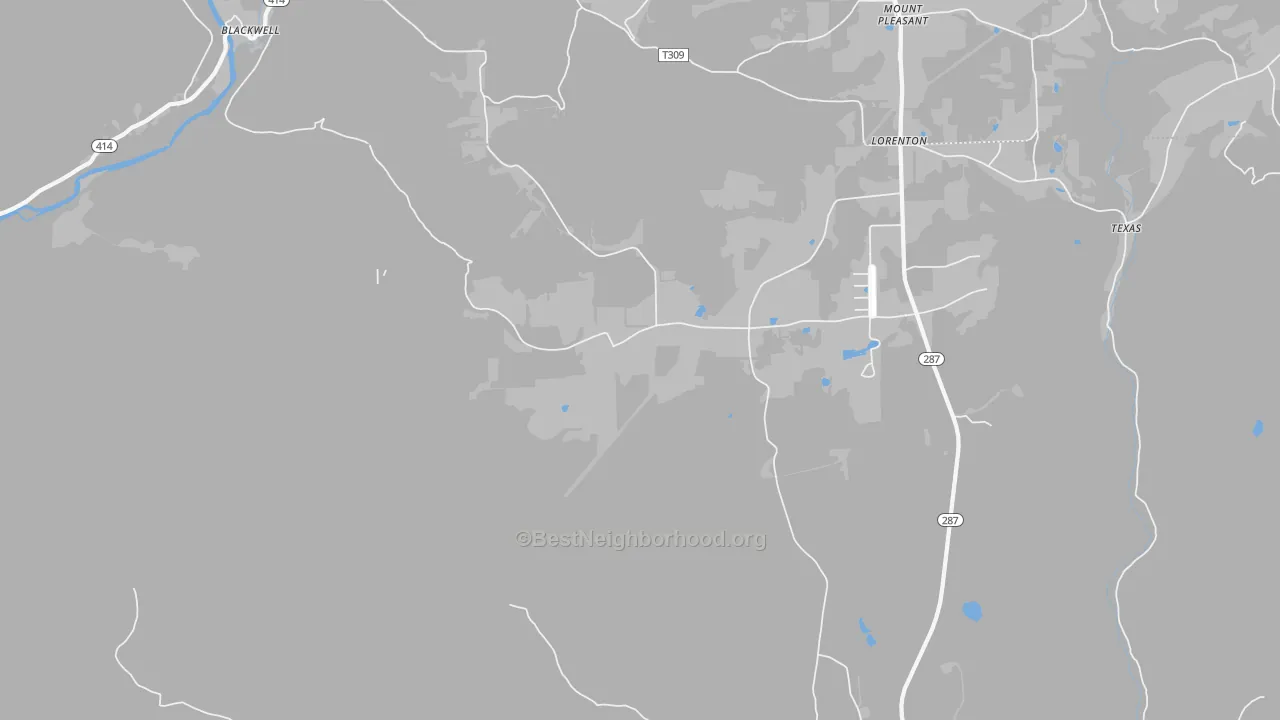Transit Grade map of Oregon Hill, PA