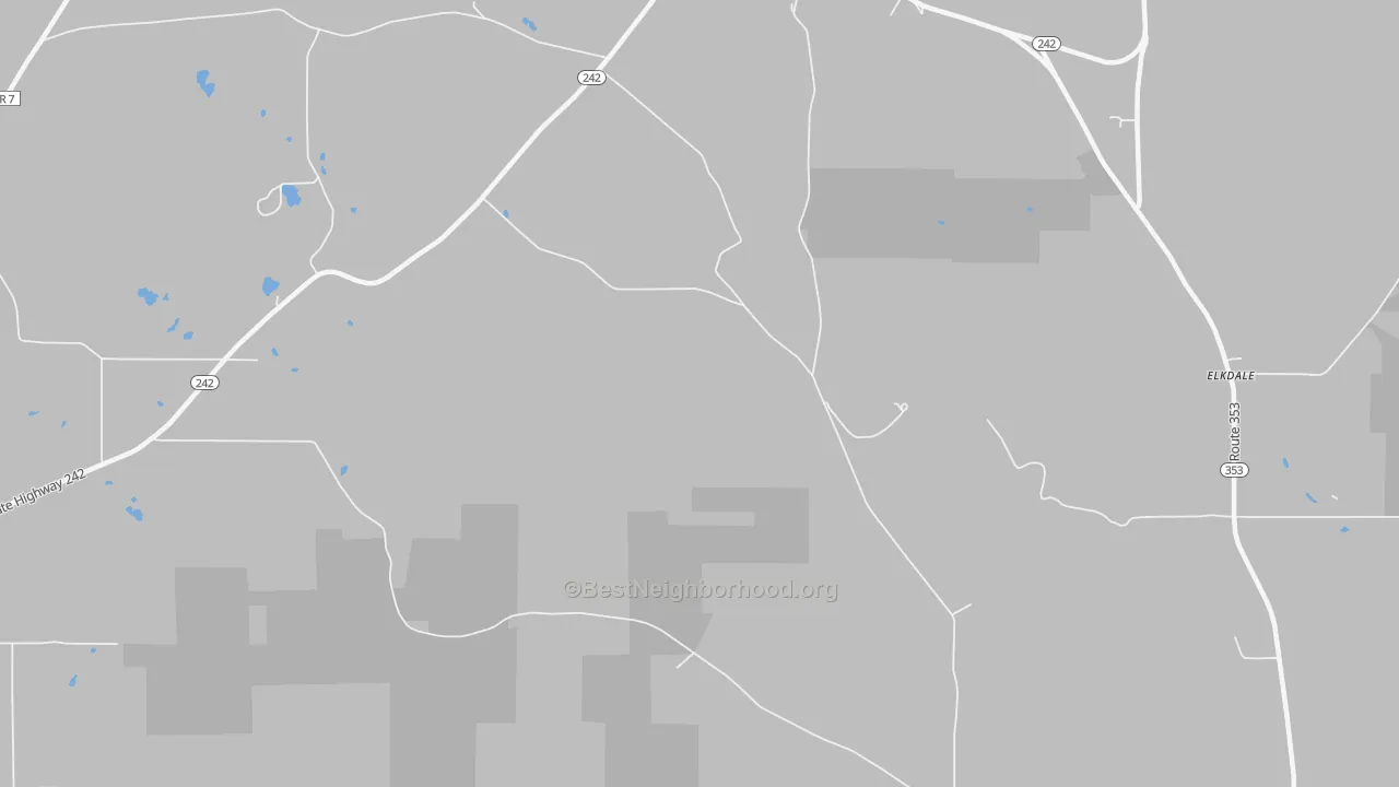 Transit Grade map of Orlando, NY