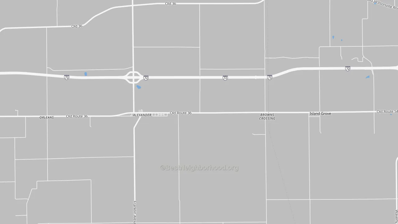 Transit Grade map of Orleans, IL