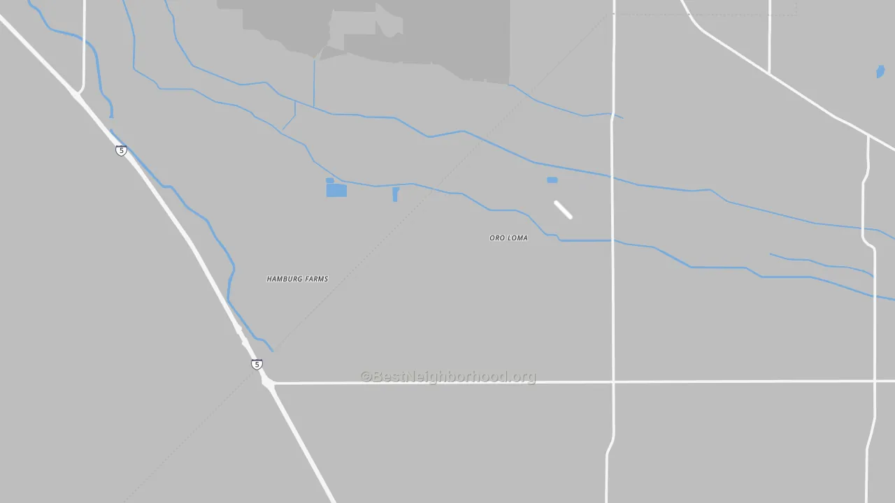 Transit Grade map of Oro Loma, CA
