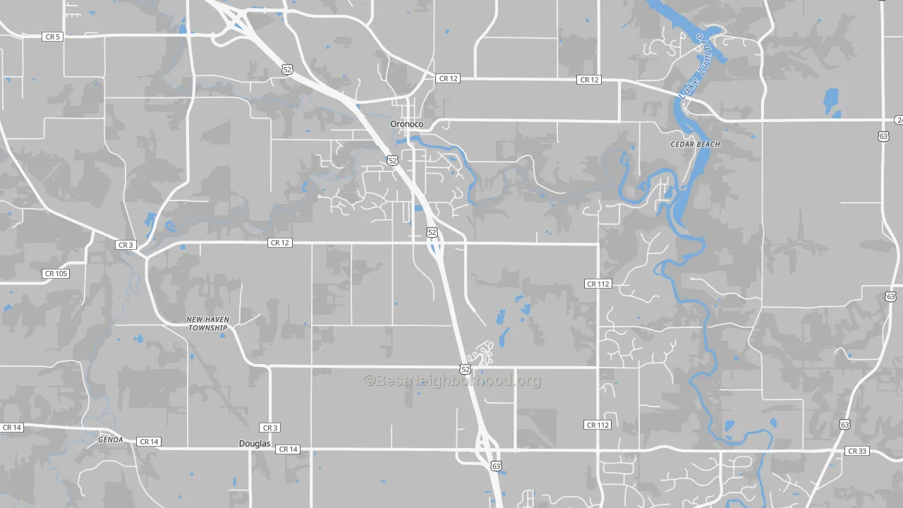 Transit Grade map of Oronoco, MN
