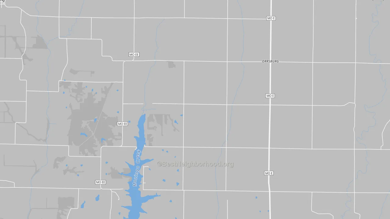 Transit Grade map of Orrsburg, MO