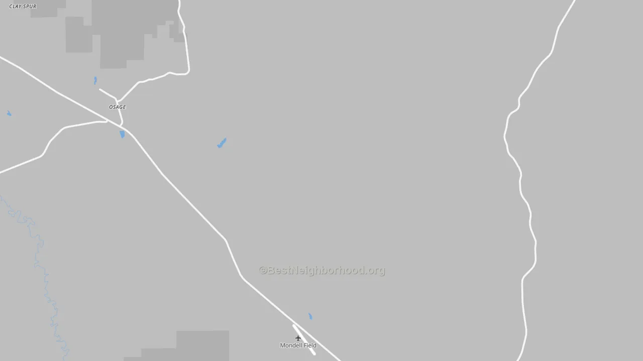 Transit Grade map of Osage, WY