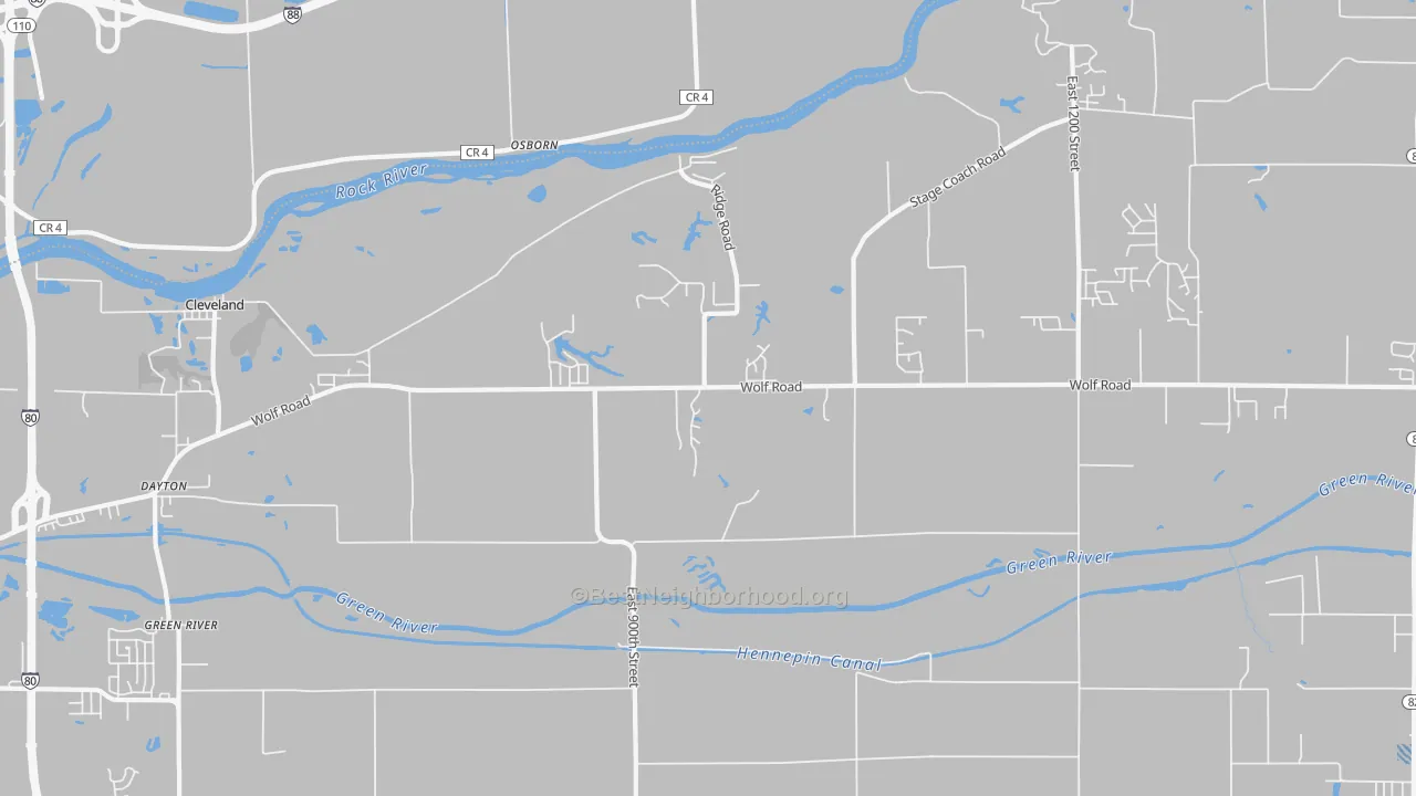 Transit Grade map of Osborn, IL
