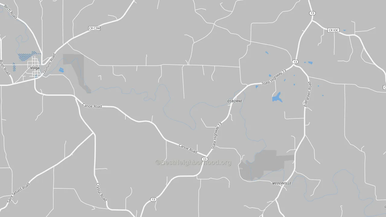 Transit Grade map of Osborne, IA