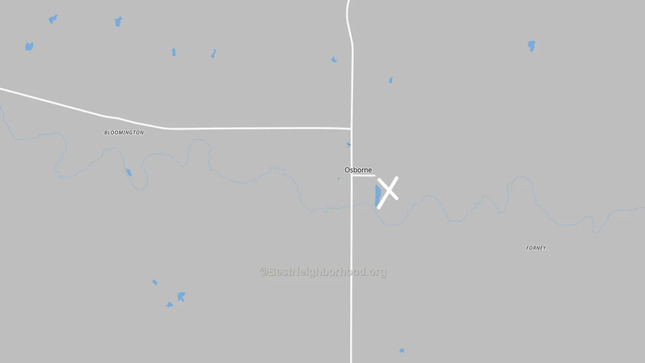 Transit Grade map of Osborne, KS