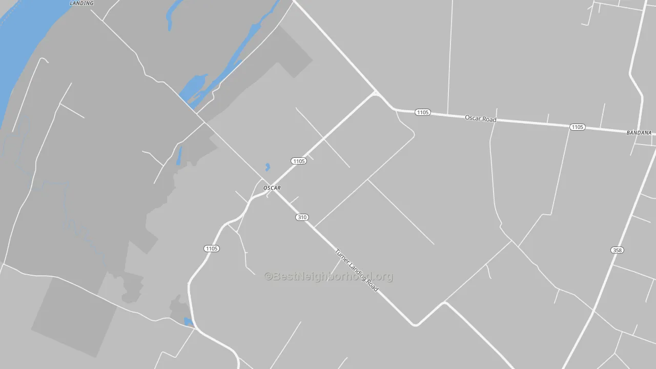 Transit Grade map of Oscar, KY