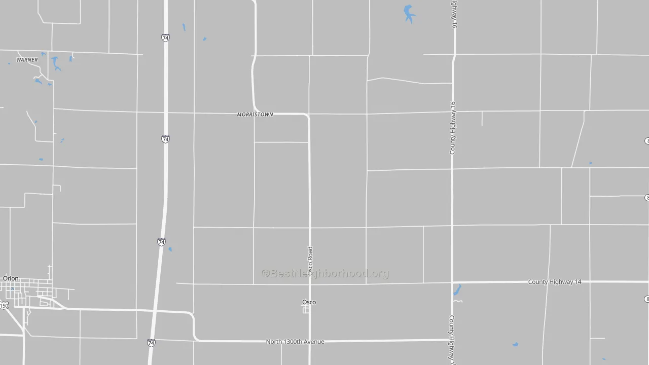 Transit Grade map of Osco, IL