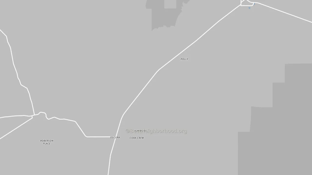 Transit Grade map of Oscura, NM
