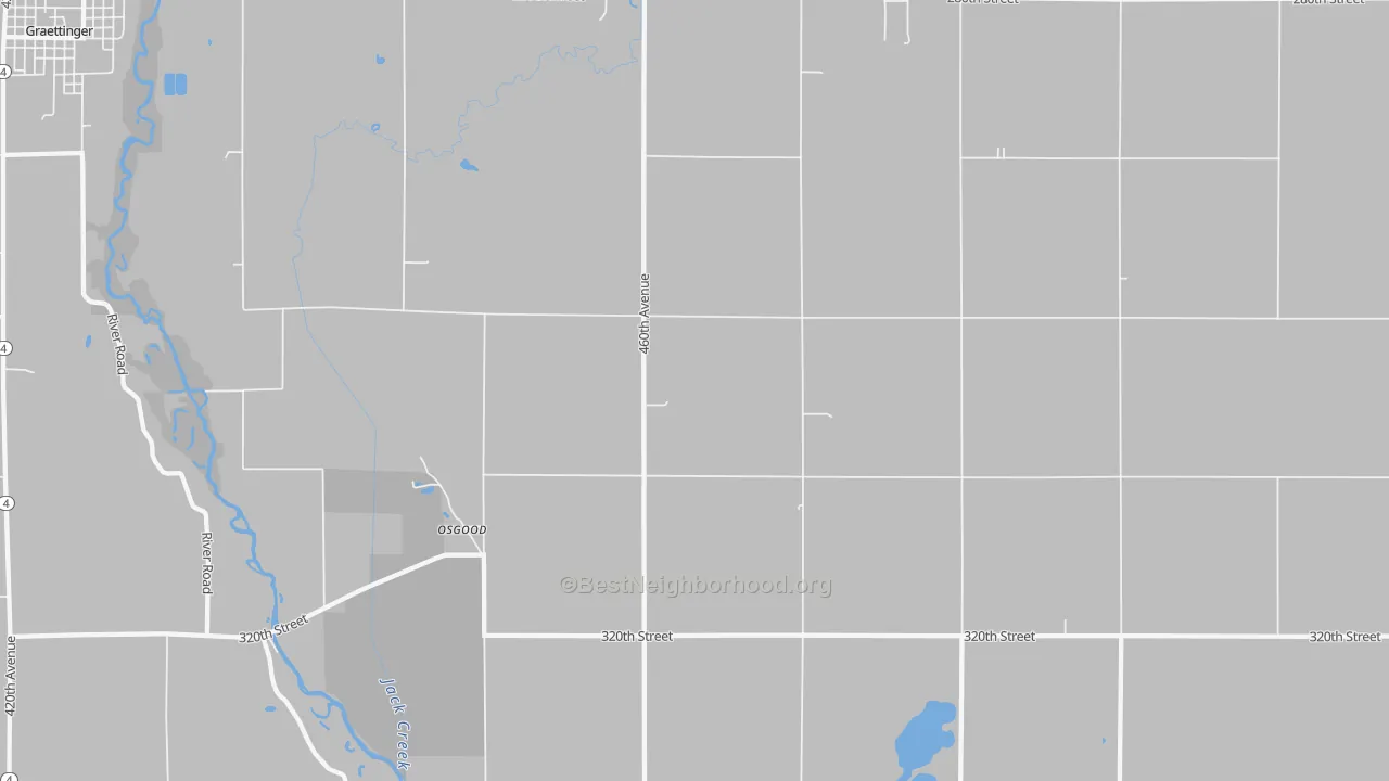 Transit Grade map of Osgood, IA