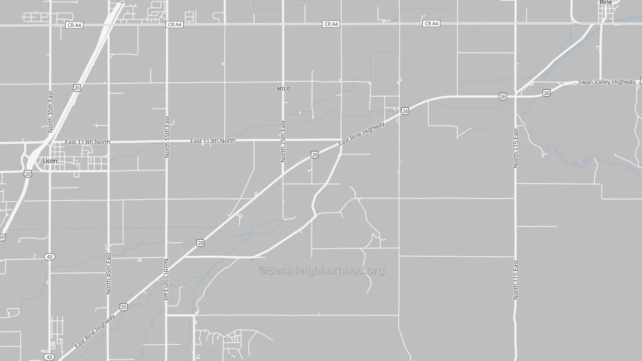 Transit Grade map of Osgood, ID