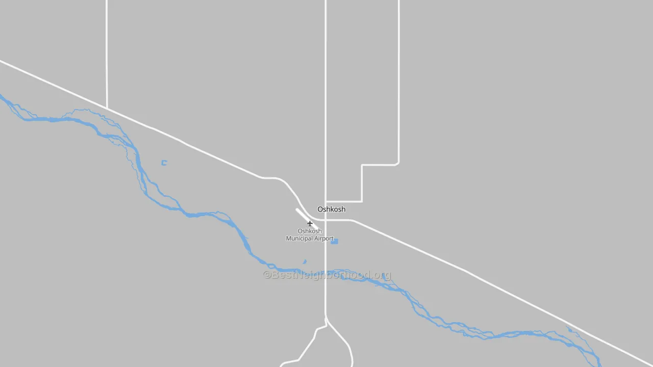 Transit Grade map of Oshkosh, NE