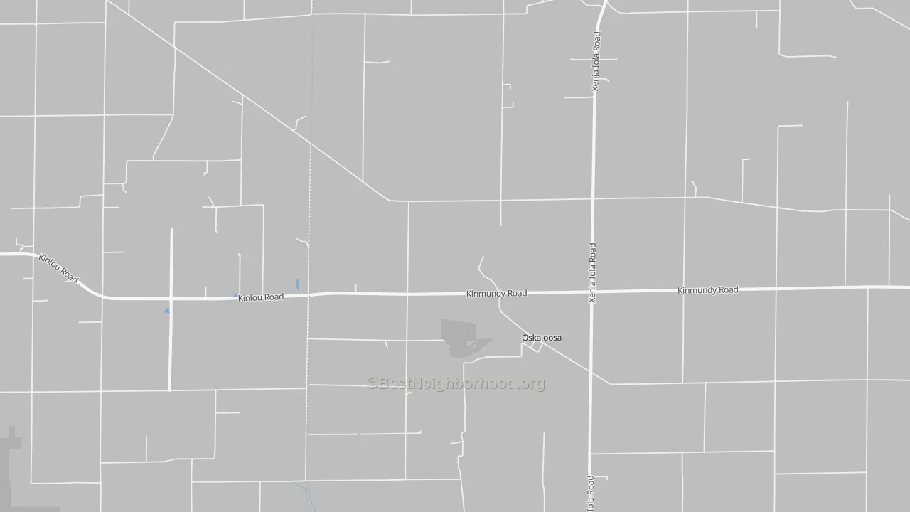 Transit Grade map of Oskaloosa, IL